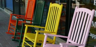 Painted chairs