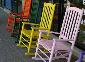 Painted chairs