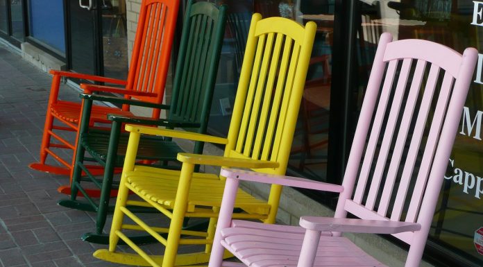 Painted chairs